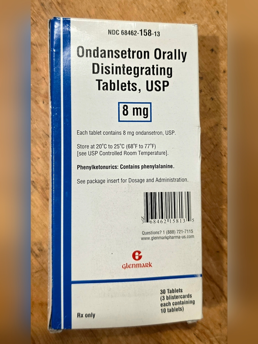 Zofran Ondansetron ODT 8mg Tabs 30ct NEW & SEALED